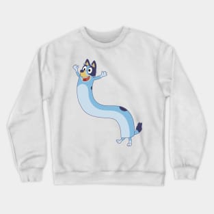 Funny Bluey In Action Crewneck Sweatshirt